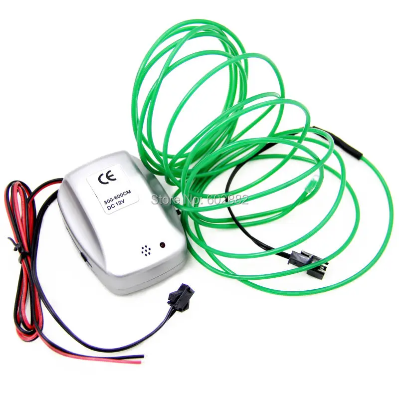 3 м EL провода + 2 мм Dc12V инвертор со звуковой активацией смешанный заказ|wire wire|inverter el
