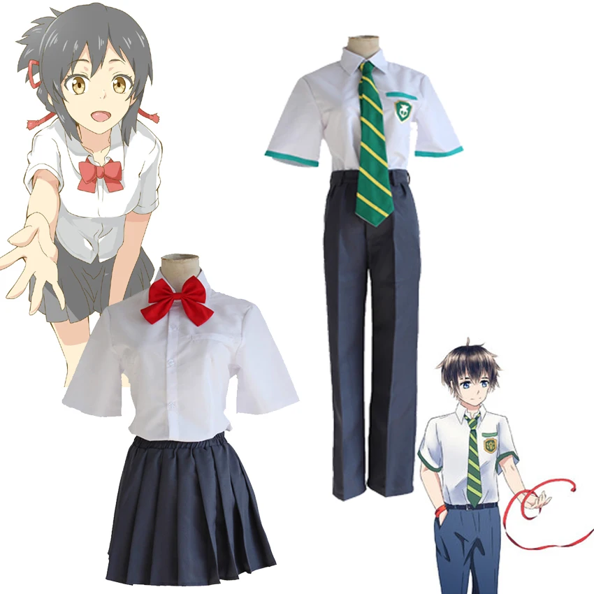 Aliexpress.com : Buy Anime Kimi no Na wa Your Name Tachibana Taki Miyamizu Mitsuha Cosplay 