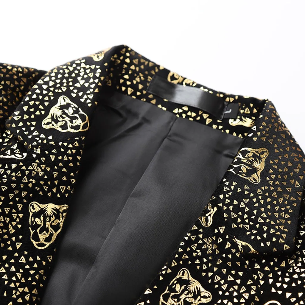 3XL мужской пиджак с длинным рукавом, приталенный Мужской Блейзер, деловой Свадебный Мужской пиджак Mar27