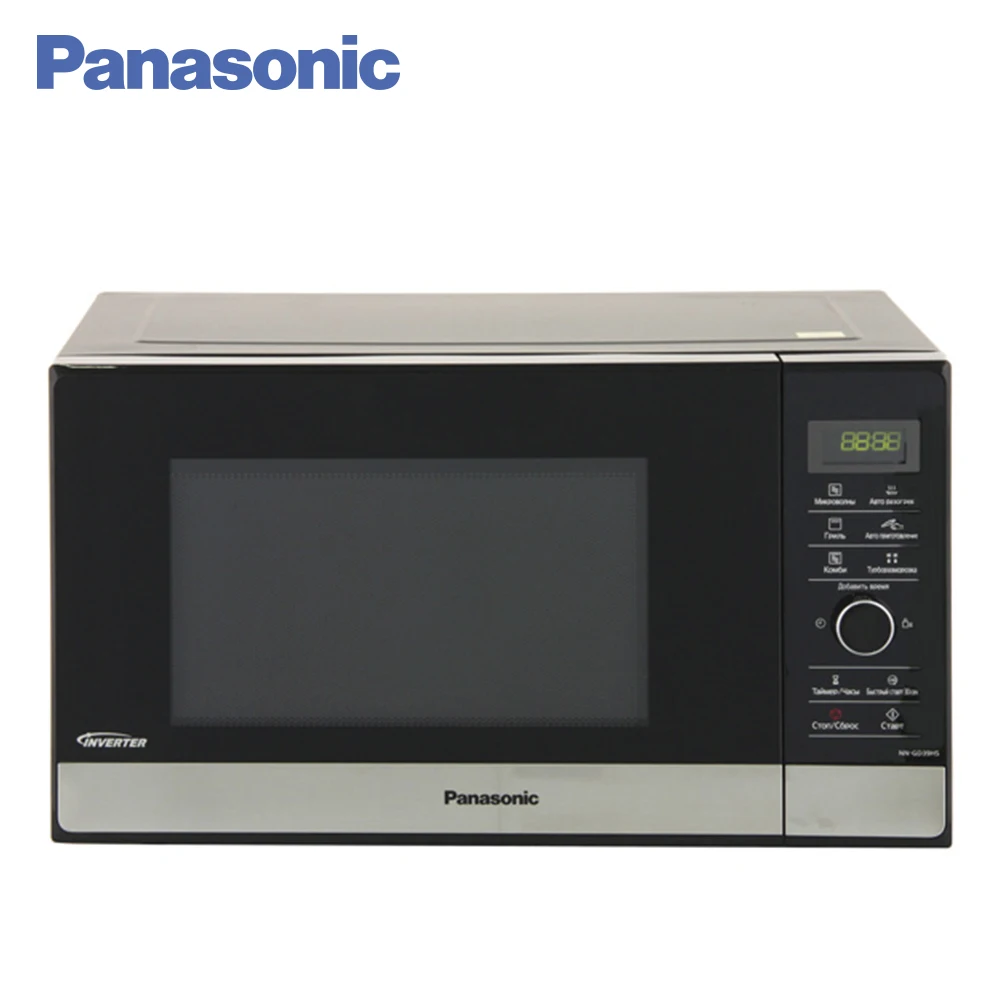 Микроволновая инверторная печь с грилем Panasonic NN-GD39HSZPE черный - изображение