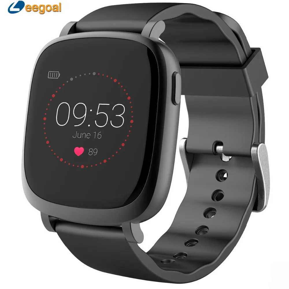 Leegoal Bluetooth Smart Band Dynamic Heart Rate Monitor Full color TFT LCD Screen Smartband for IOS