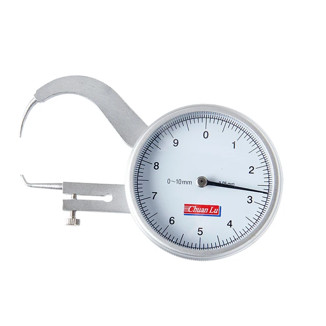 0 10mm 0.05mm Dial Thickness Gauge Tester Dial Snap Gauge Caliper Gauge