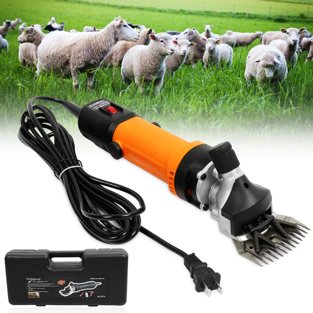

Free shipping Electric Sheep Shearing Clipper Scissors Shears Cutter Goat Clipper Machines 9 teeth/13 teeth blade EU220v/US 110V