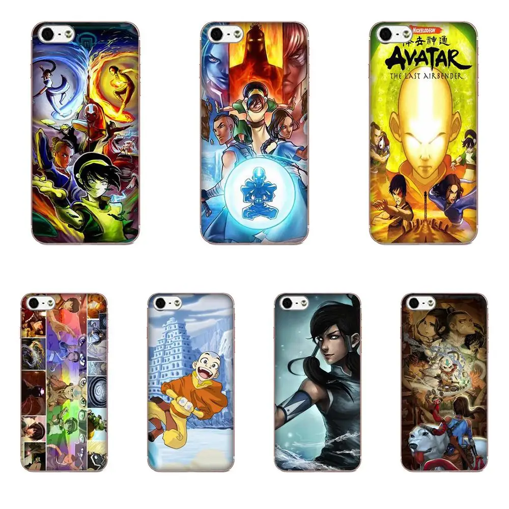 Для Apple iPhone X XS Max XR 4 4S 5 5C 5S SE 6 6S 7 8 Plus чехол для телефона Fundas Аватар Aang последний