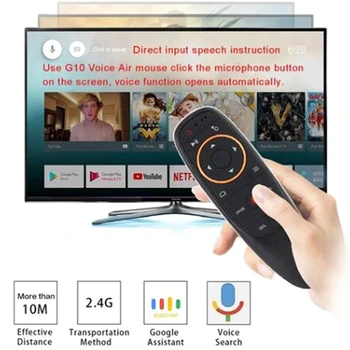 

G10 2.4GHz wireless air mouse voice remote control USB receiver