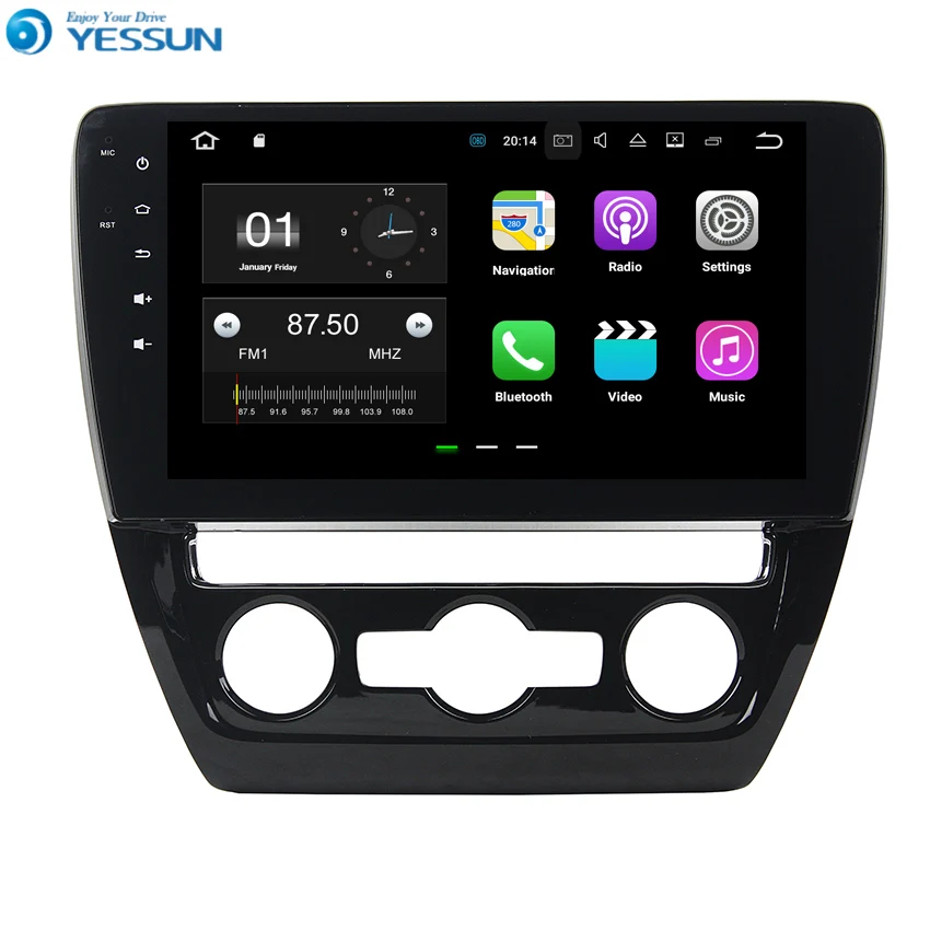 

YESSUN Android Car Navigation GPS For VW Sagitar 2015~2016 Audio Video HD Touch Screen Stereo Multimedia Player No CD DVD.