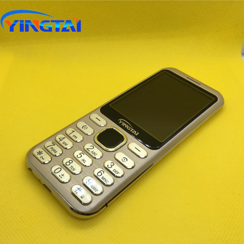 Oringinal new model YINGTAI S1 Ultra-thin Metal Plating Dual SIM Curved Screen Feature Mobile phone Bluetooth Business Cellphone