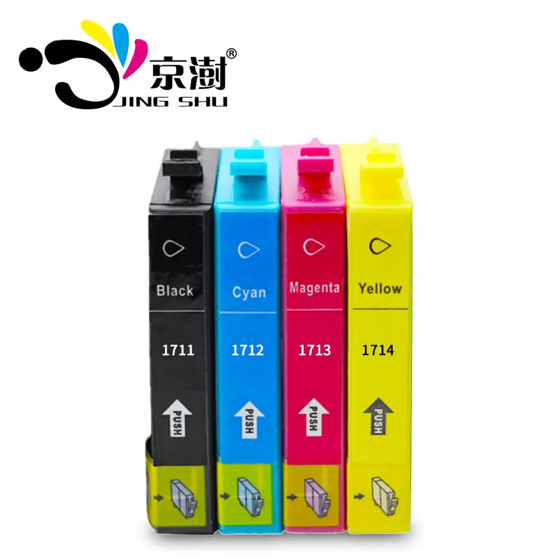 4 шт. T1711 T1712 T1713 T1714 совместимый картридж с чернилами для Epson XP 33 xp 103 203 207 303 306 403 406 313