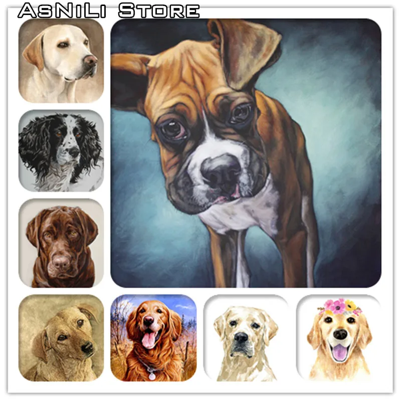 

Crafts DIY 5D Full Diamond Painting Kits Animal Dog Cross Stitch Diamond Mosaic Embroidery Needlework Rhinestone Gift Christmas