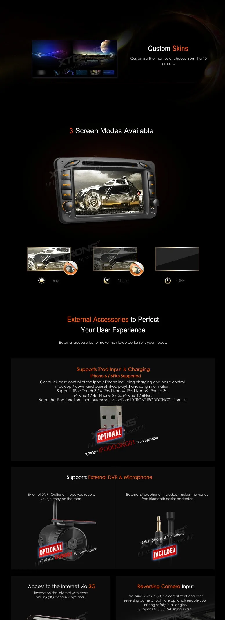 Excellent XTRONS DVD Player For Mercedes-Benz Vaneo 2 din car audio 1080P Video Dual Channel CANbus HD Touch Screen with GPS Navigation 4 Excellent XTRONS DVD Player For Mercedes-Benz Vaneo 2 din car audio 1080P Video Dual Channel CANbus HD Touch Screen with GPS Navigation 4