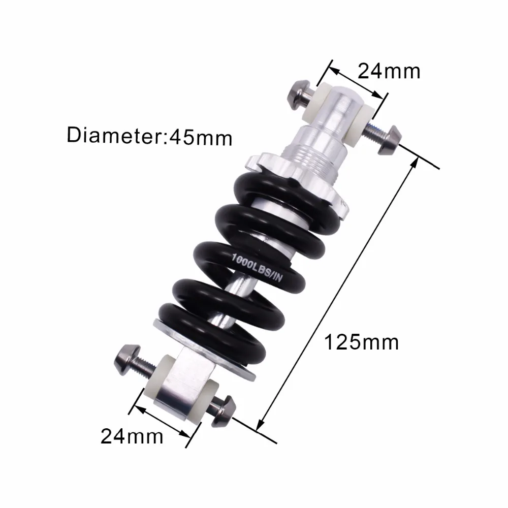 Metal Rear Shock Absorber Strut Spring Parts Fit for Folding MTB Bike Bicycle