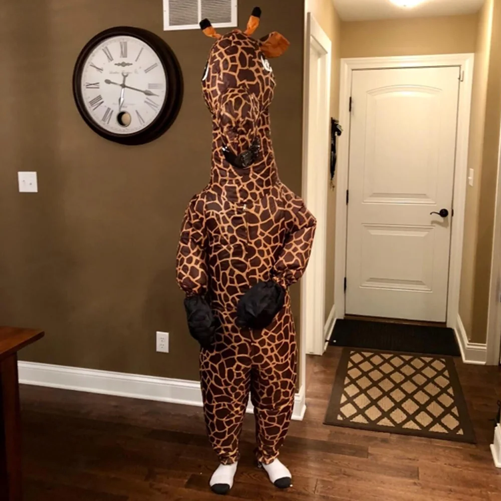 Inflatable Giraffe Costume Purim Halloween Party Costume (7)
