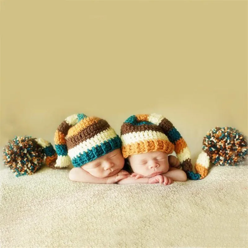 

Newborn Photography Props Nagao Hat Children Photography Hats Baby Wool Hat Caps Photo Accessories Outfits