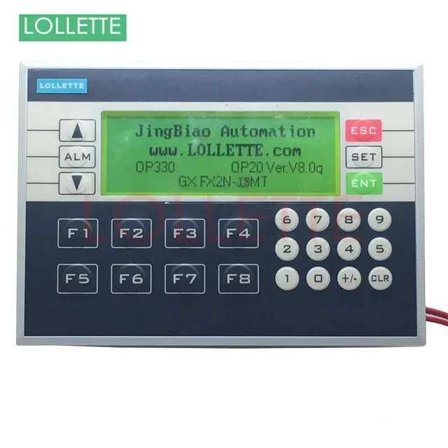 PLC&HMI LE-OP330 OP330 operate panel  10DI/8DO Transistors new in box HMI Software version: V8.0q