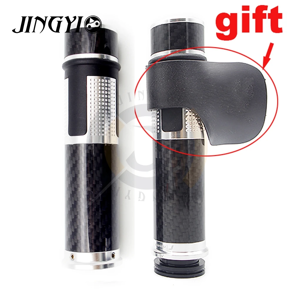 

Carbon Fiber Motorcycle Brake Lever Clutch Lever Hand Grips Gas Logo For ktm 525 g310r triumph honda forza 300 piaggio
