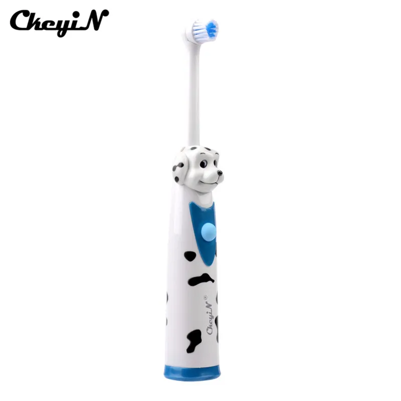 2 головки сменная электрическая автоматическая зубная щетка для детей, мультяшная зубная щетка для детей, уход за зубами, массаж, отбеливание, 47