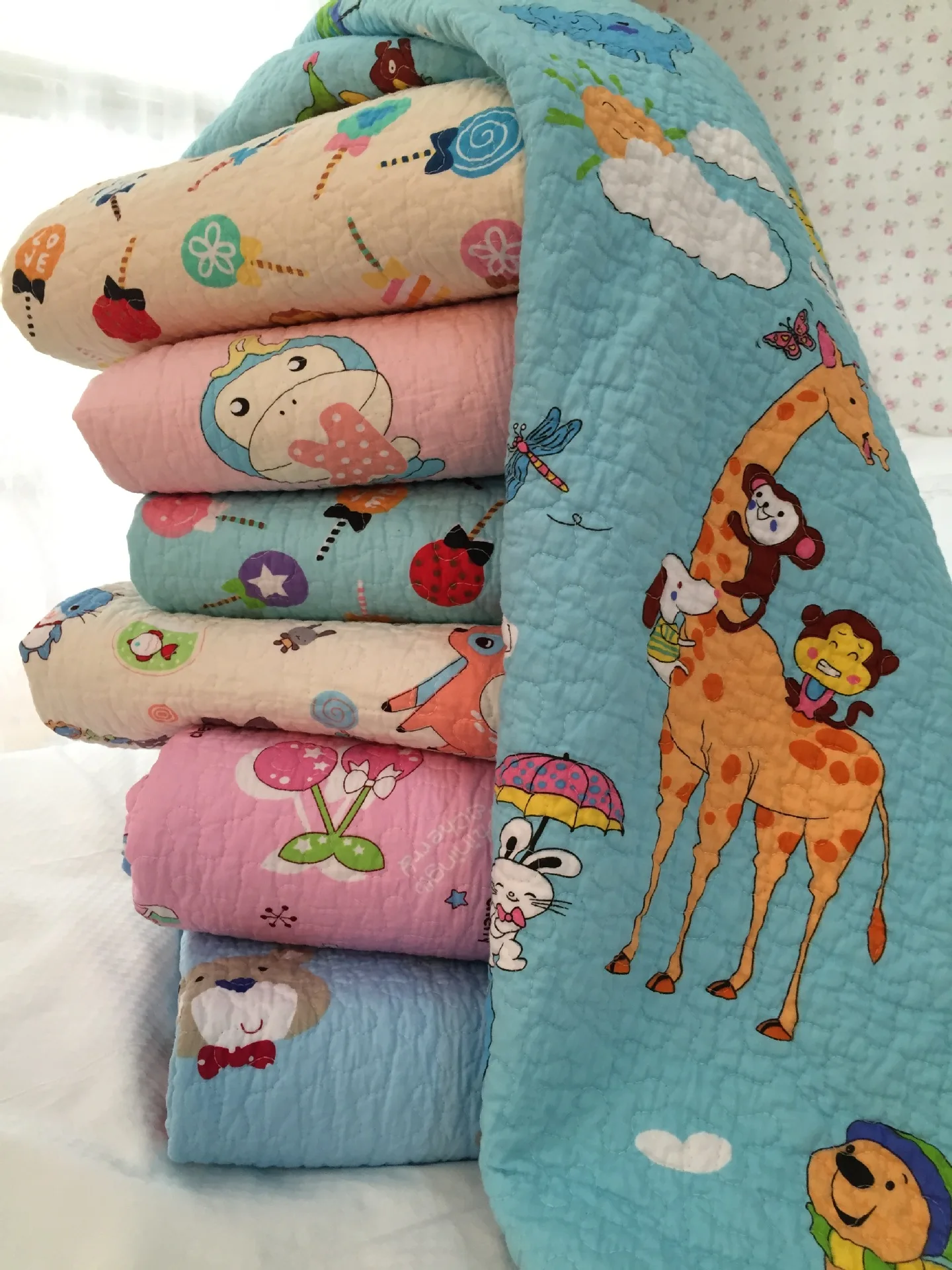 Demin 100 Cotton Wrap Infant Blanket Kids Swaddling Bebe 8 Style Summer Coverinfant blanket