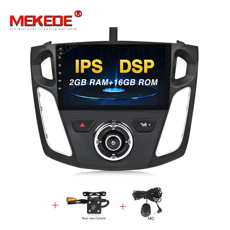 16G DVD CAMERA MEKEDE PX30 2+ 16G Android 9,0 автомобильный DVD плеер с gps-навигатором для Ford Focus 2012- Зеркало Ссылка Bluetooth большой экран автомобиля радио - Цвет: 16G DVD CAMERA