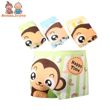 6 пар/лот хлопковые трусы-боксеры для мальчиков; детское нижнее белье милые дети, детские трусы-шортики 2-10 лет