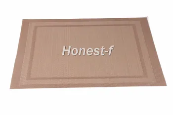 

Cream-colored Waterproof PVC Placemat Coasters for Table Heat-resistant,Non-slip Insulation Table Mat