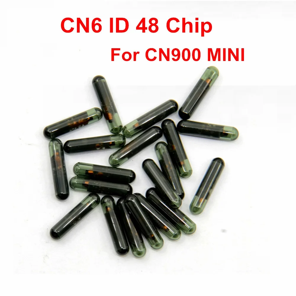 CN6 ID48 чип для мини CN900 Автомобильный Транспондер 48 чип стекло пустой чип для ND900 ключ программист копия ключа автомобиля