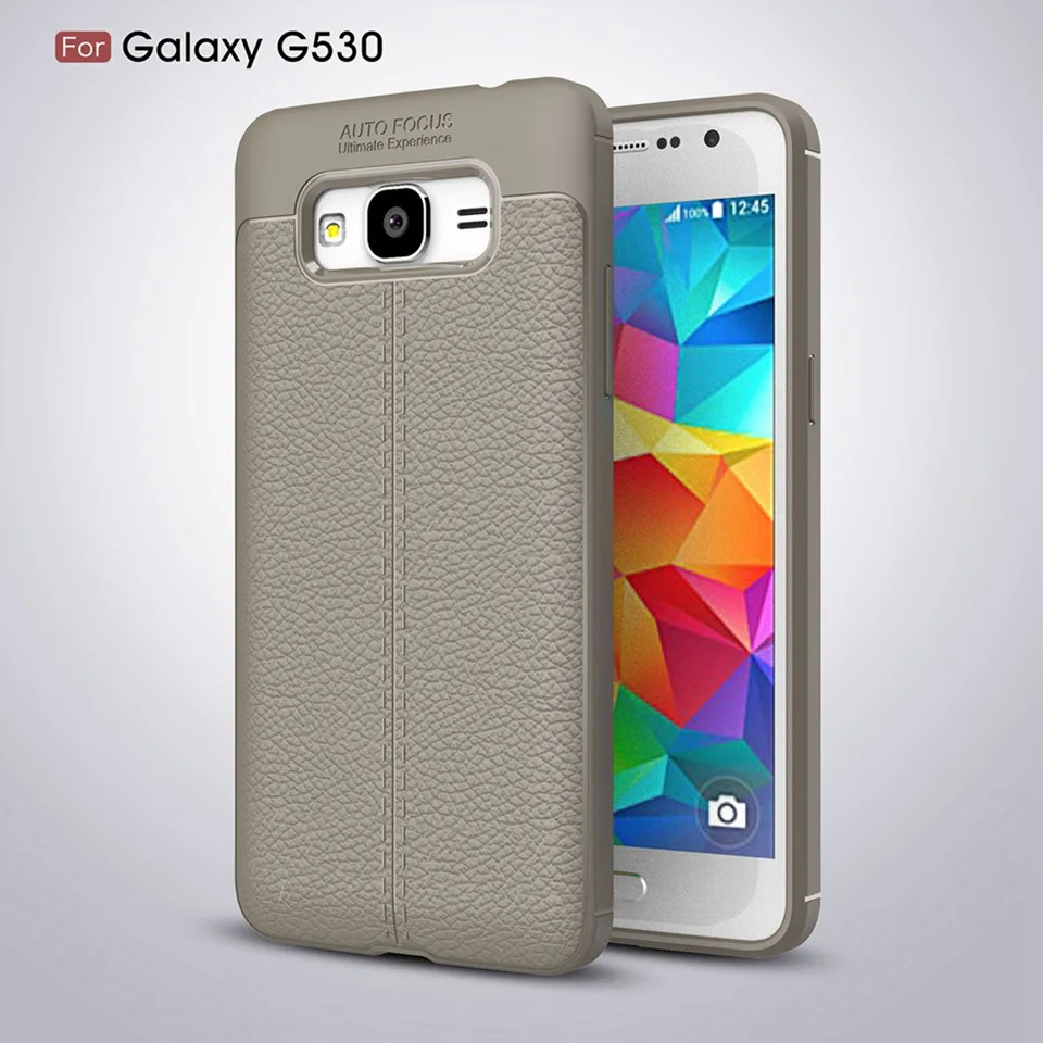 Litchi PU Lether Case For Samsung Galaxy J2 Prime Cover Fashion Soft Silicon Back Cover For Coque Samsung J2 Prime Case (1)