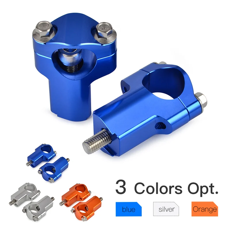 

H2CNC 28MM Handlebar Clamp Bar Risers 52MM Extend Height Adaptor Support For Husqvarna FC250 FC350FC450TC125TC250 TC85 2014-2015
