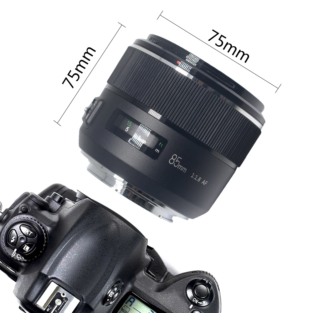 Meike 85 мм F/1,8 Автофокус Объектив для Canon EOS EF крепление 5D2 5D3 7D 60D 70D1300D 600D DSLR камеры полная Рамка