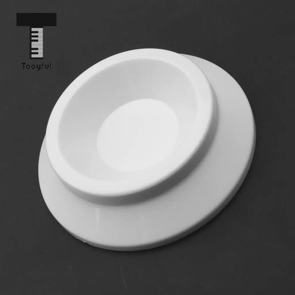 4pcs White Piano Caster Cups Piano Leg Pads for Upright Piano Parts Accessories