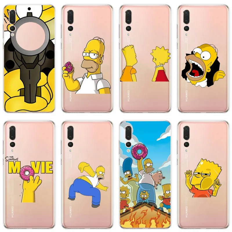 

The Simpsons Soft Silicone TPU Phone Case For Huawei P8 P9 P10 P20 PLUS P8 P9 P10 P20 P30 lite P20 P30 PRO P smart