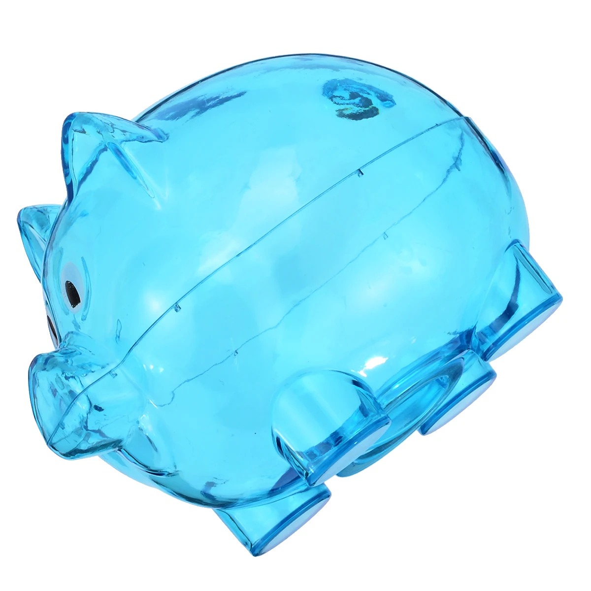 Clear Novelty Plastic Piggy Bank Coins Cash Money Box Kids Saving Storage Tool Pig Toy Gift Home Decoration