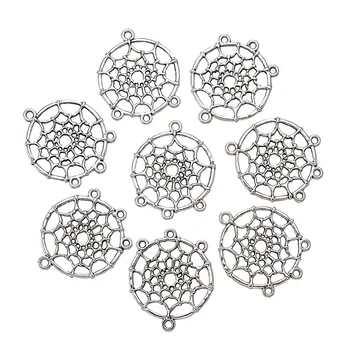 

Pandahall 20pcs Tibetan Style Chandelier Components Handmade Pendant Bracelet Keychain Jewelry Gift 34x28x2mm