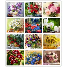 diamond painting orchid,embroidery rhinestones,diamond flowers,diamond full square flower