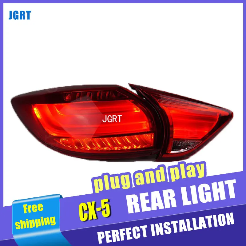 Najtaniej Car Styling dla Mazda CX 5 Taillight montaż 2011 2017 CX5 doprowadziły ogon światło nowy CX 5 LED tylna lampa DRL + hamulec z zestaw HID 2 szt.