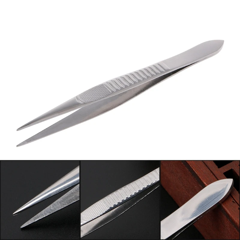 Eyebrow Tweezers Professional Straight Fine Point Tweezers For Eyelash