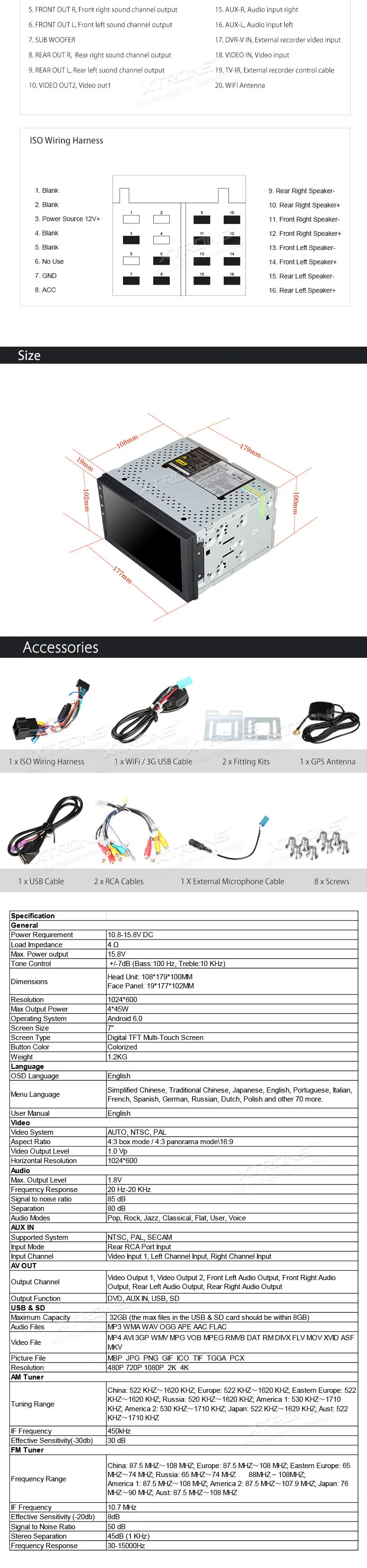 Excellent Newest 2 Din Android 6.0 Eight 8 Octa Core 7"Car Stereo No DVD GPS Navigate 32GB+2G RAM WIFI 4G TPMS DAB+Steering wheel 7 Excellent Newest 2 Din Android 6.0 Eight 8 Octa Core 7"Car Stereo No DVD GPS Navigate 32GB+2G RAM WIFI 4G TPMS DAB+Steering wheel 7