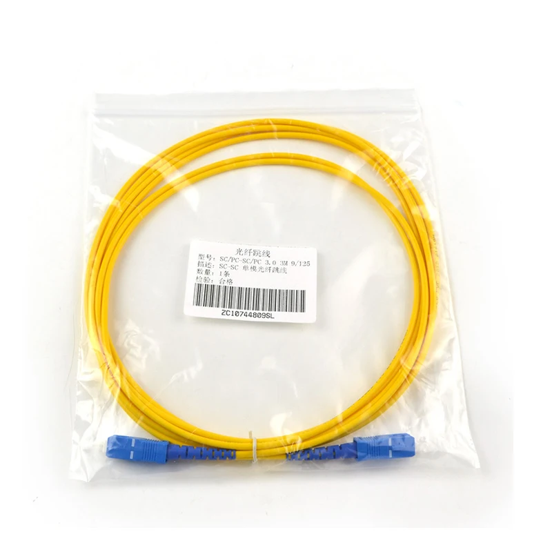 10 шт. SM SX 3 м UPC 2 0 мм или FTTH Стандартный Волоконно оптический патч