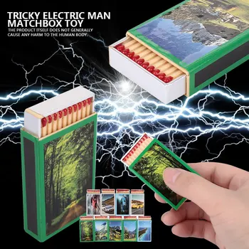 

Plastics Electric Matchbox April Fools Day Props Funny Toys Spoof Toy Matchboxes Gags Practical Jokes