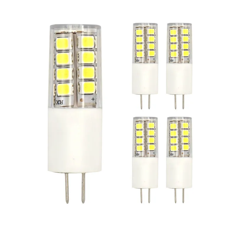 5 Pack G4 3 Вт лампа LED light силиконовые лампы кукурузы лампы светодиодные лампы высокой Мощность 360 градусов энергии энергосберегающие лампы 12 В