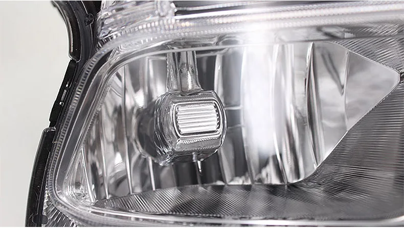 Для hyundai Santa Fe(DM)~ /Автомобильный светодиодный дневные ходовые огни и противотуманные фары в сборе/дневная лампа для вождения автомобиля
