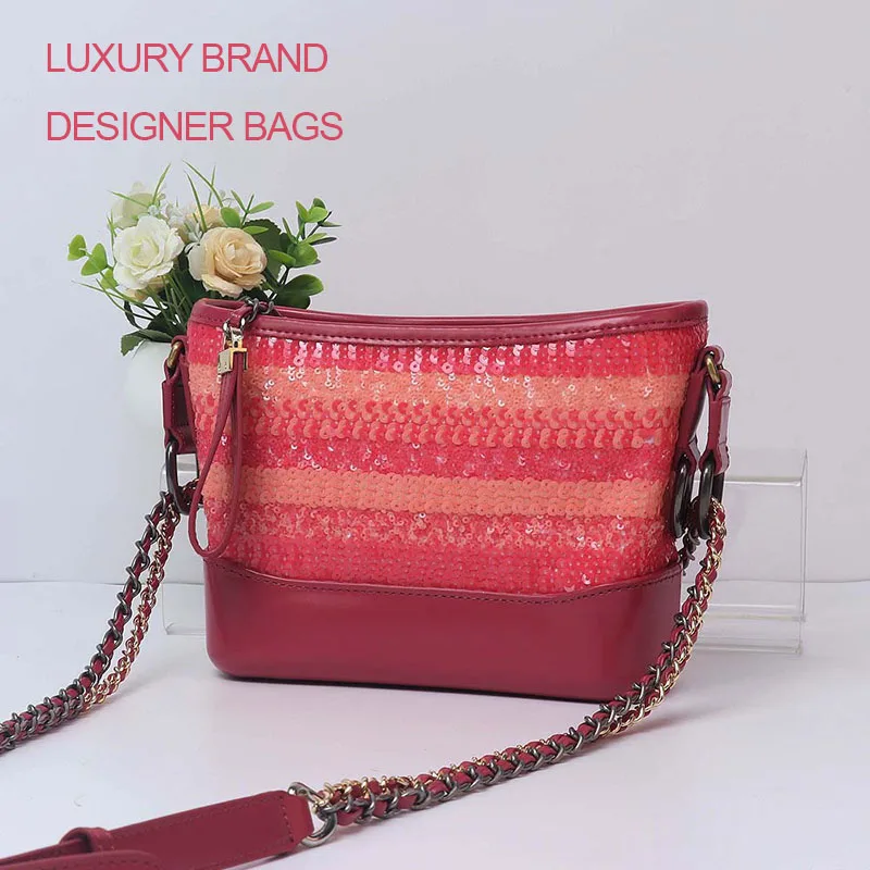 

2019 Summer Luxury Brand Sequined Handbag Newest Famous Brand Shoulder Bag from Itlay Design