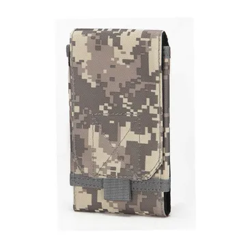 

Unisex Casual Portable Oxford Tactical Military Cell Phone Pouch Case Solid Smartphone Utility 6 Inch New Style