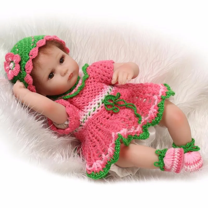 

Realistic 17inch 42cm stylish Handmade bebe Soft Silicone Reborn baby doll Toys Toddler lol doll dolls kids toys