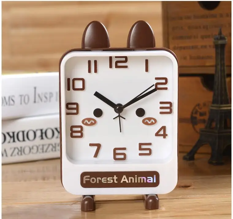 new 2019 Kawaii Alarm Clock Table Desk Clocks Birthday Gift For Kids