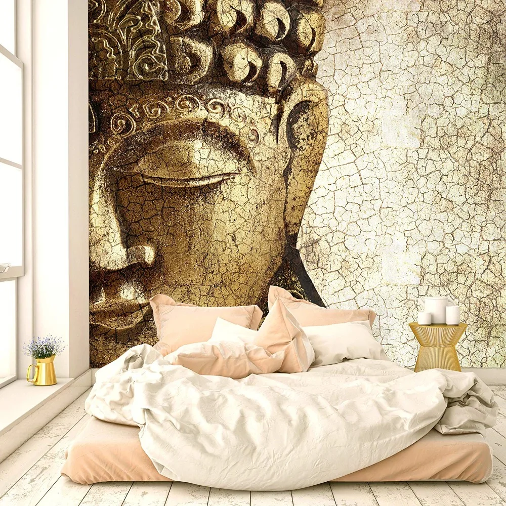 

Custom 3D Photo Wallpaper Buddha Background TV Wall Mural Living Room Bedroom Vinyl Mural Waterproof Wallpaper Home Decor