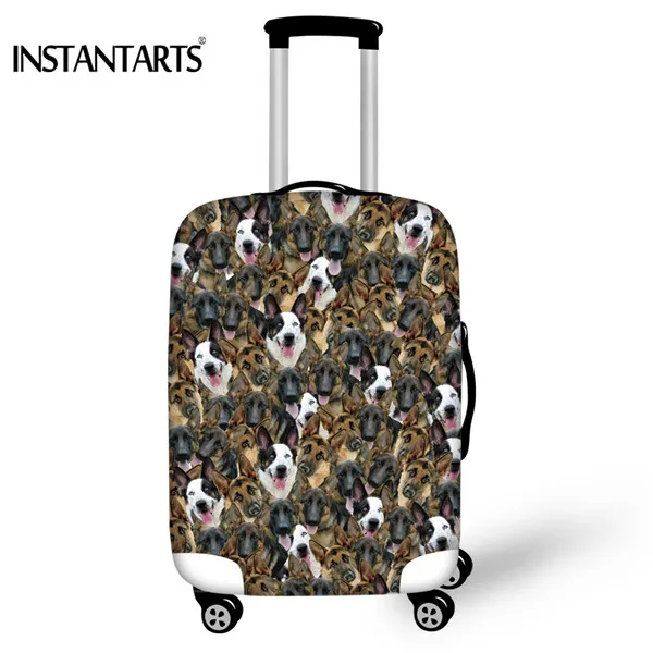 INSTANTARTS золотой ретривер собака печати чемодан защитные чехлы применяются к 18 20 22 24 26 28 30 дюймов чемодан туристические аксессуары - Цвет: CC3314