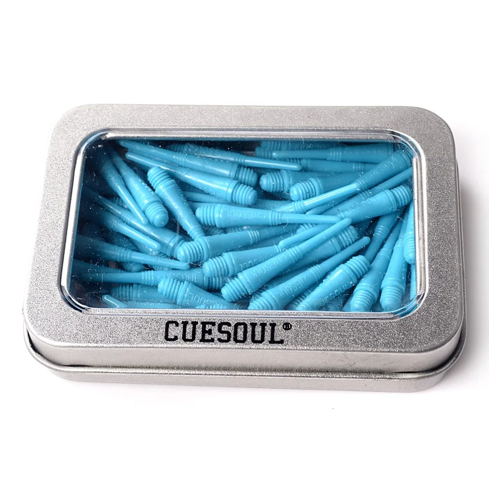 

CUESOUL 50 Pieces Blue Soft Tip Points For Soft Tip Darts