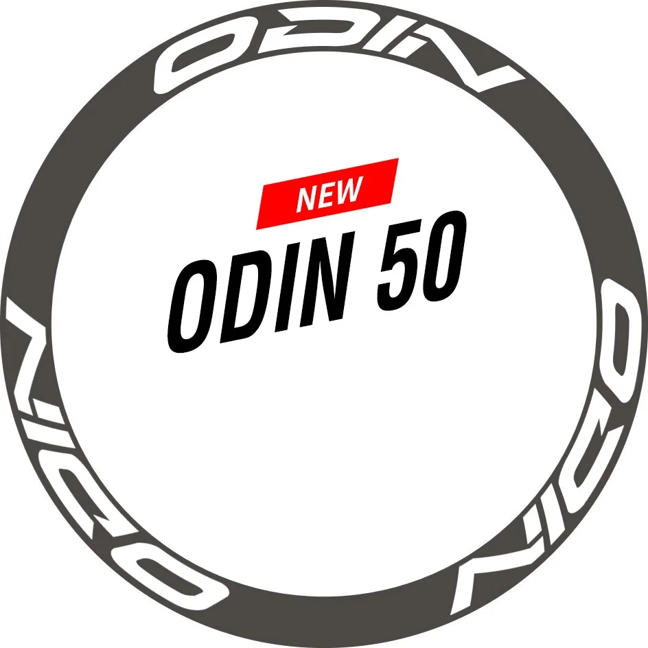 Набор наклеек на два колеса для ODIN 50 углеродный обод дорожный велосипед велосипедные наклейки