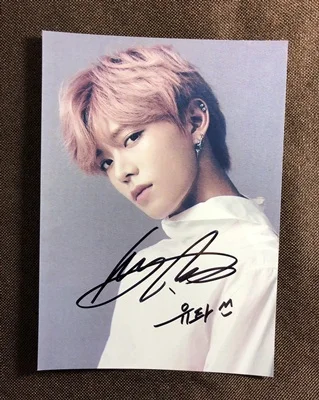 Ручной подписанный NCT 127 NCT127 Nakamoto Yuta фото с автографом 5*7 коллекция 13 версий 69EA - Цвет: 12