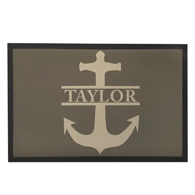 Custom Doormats Rug Outdoor Anchor Welcome Home Mat Personalized Custom Doormats Rug Outdoor Anchor Welcome Home Mat Personalized Front Door With Name Entrance 23 6